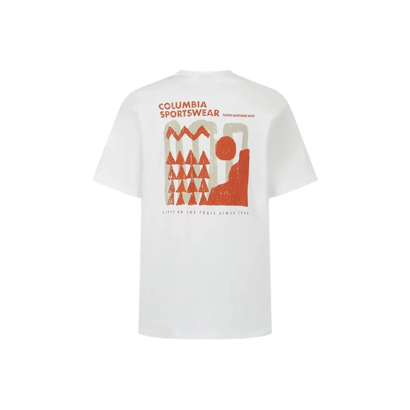 Columbia Explorers Canyon Regular T Shirt Women's White-1
