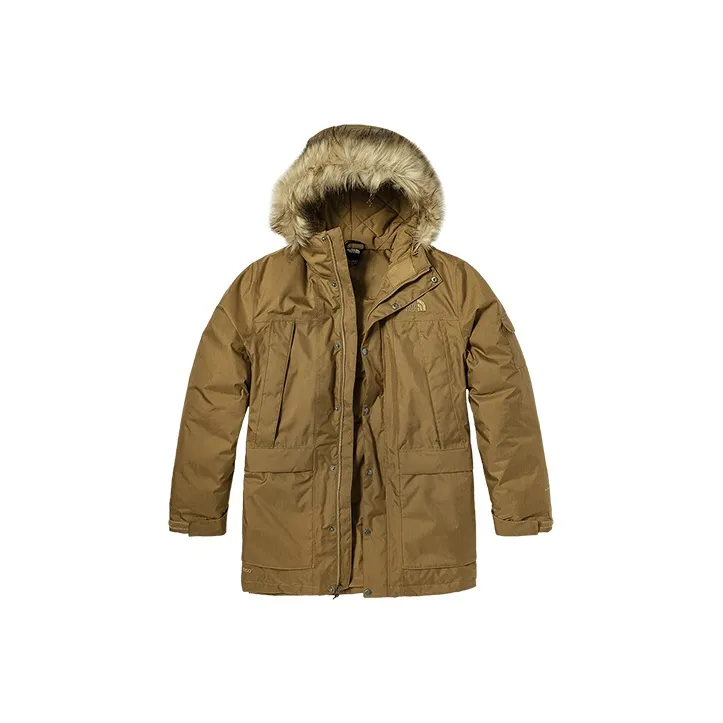 THE NORTH FACE City Outdoor Collection Water Resistant Windproof Breathable Windbreaker Jacket Men's Brown-0