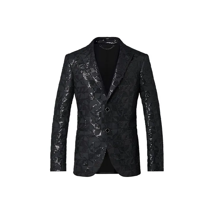 LOUIS VUITTON New Quarterly Products Of LV Business Suits Men Black-0