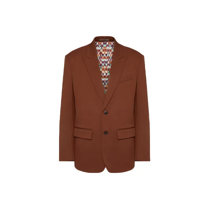 Valentino Single Breasted Long Sleeved Blazer-0