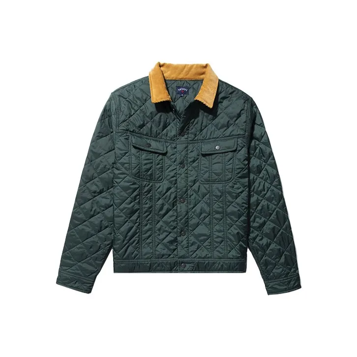 NOAH Solid Color Lapel Loose Fit Puffer Jacket Unisex-1