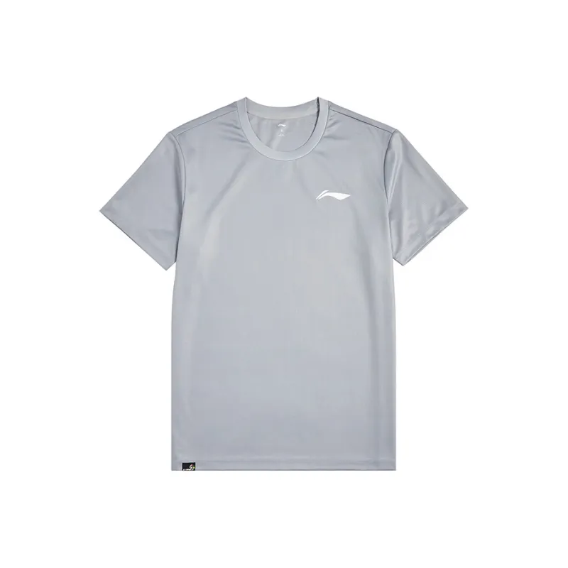LiNing T Shirt Unisex Stone Gray-0