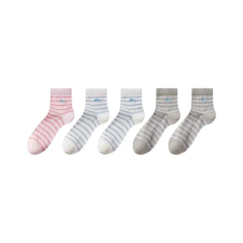 MADALLO Mid Calf Socks Women's 5 Pack-3