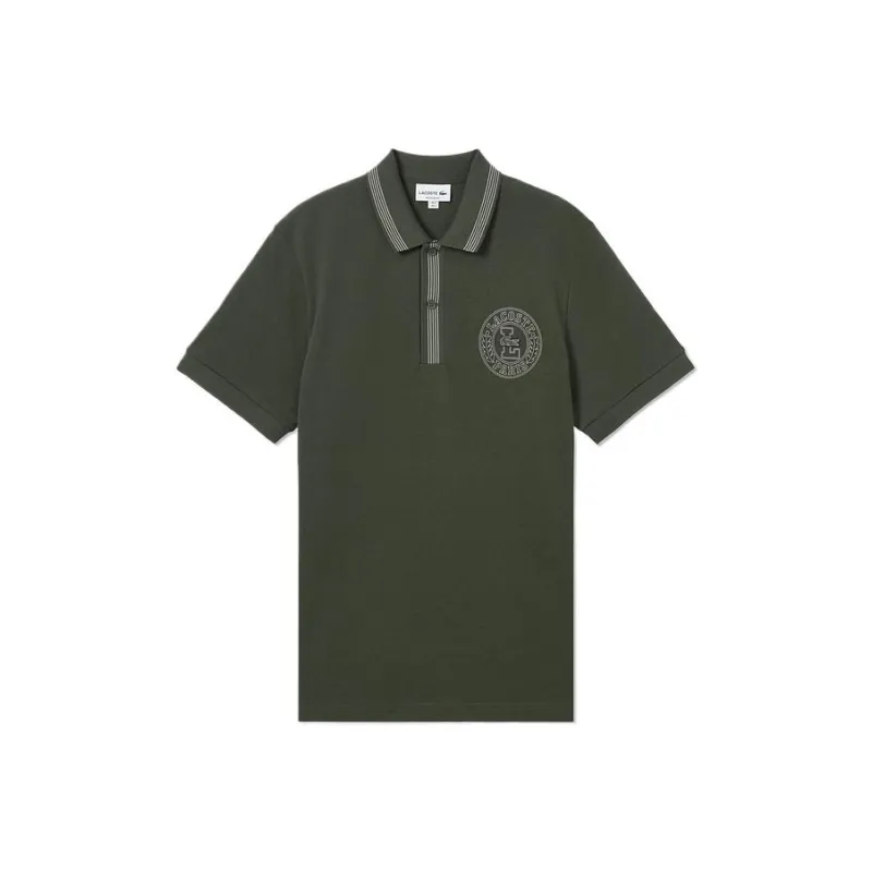 LACOSTE Badge print Polo Shirt-3