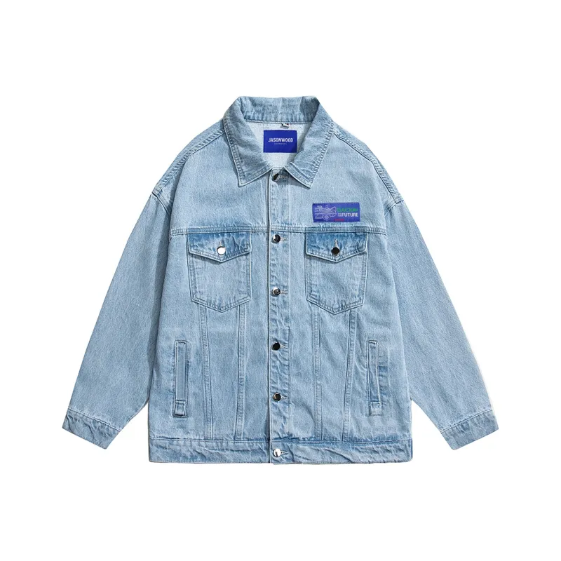 JASONWOOD Cowboy On The Run Denim Jacket Unisex-0