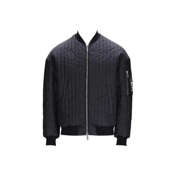 DSQUARED 2 Long Sleeved Quilted Zip Up Jacket