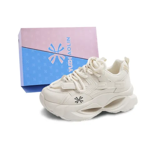 YUZHAOLIN Anti Slip And Wear Resistant Height Increasing Low Top Chunky Sneakers Women's