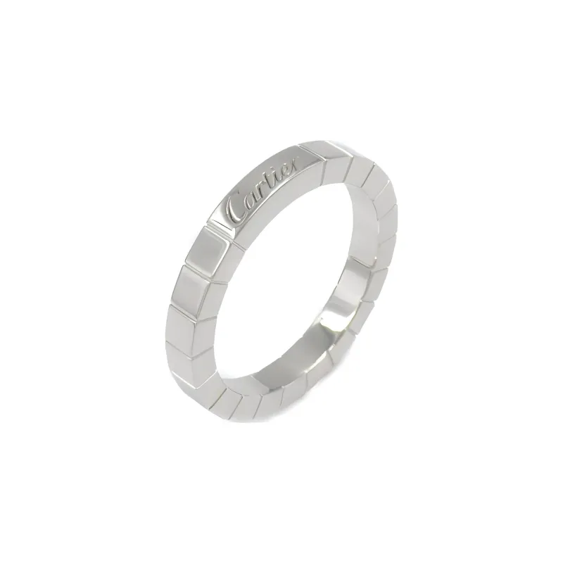 Cartier 2010s 18K White Gold Raniere Band Ring-1