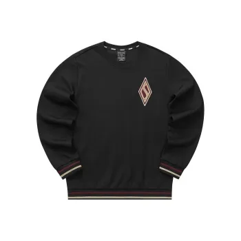 Skechers Elegant Diamond Collection Casual Sweatshirt Men's Carbon Black