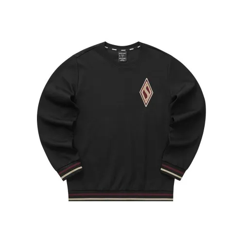 Skechers Elegant Diamond Collection Casual Sweatshirt Men's Carbon Black
