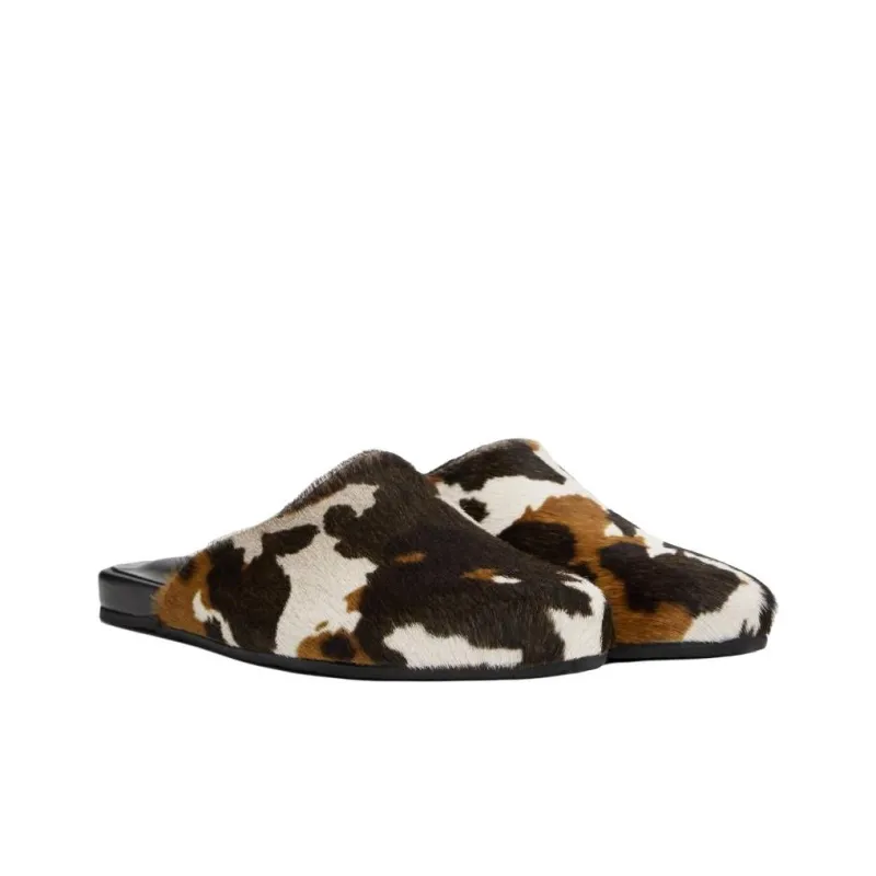 ANCIENT GREEK SANDALS Closed Toe Slippers Women's Brown-2