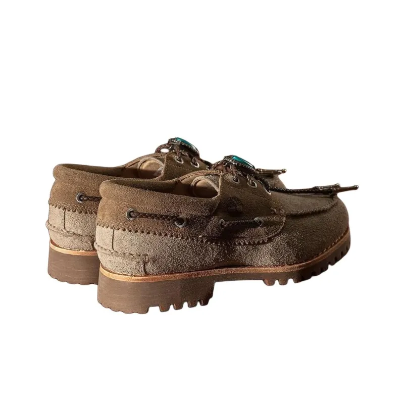 Packer x Timberland AUTHENTICS Collection Boat Shoes Men's Gray Brown-3