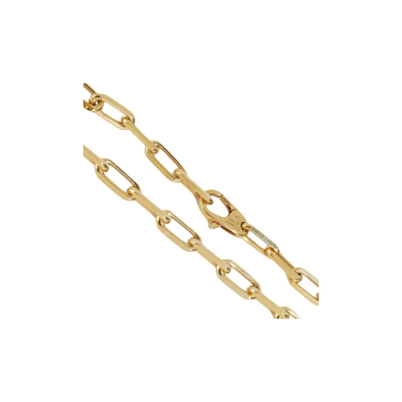 Cartier 18K Yellow Gold Santos De Cartier Chain Necklace-2
