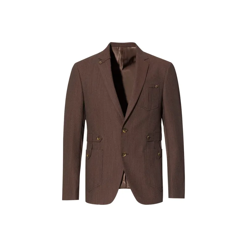 ANDREW MACKENZIE Business Suit Men's Dark Red-0