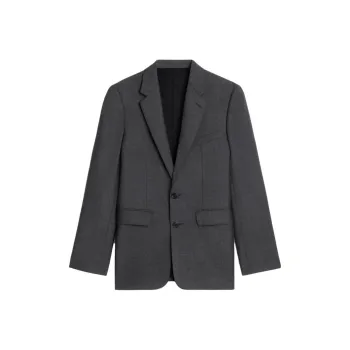 CELINE Classic Jacket In Lightweight Wool