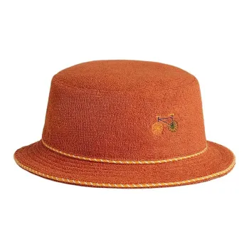 HERMES Cotton Bucket Hats Kids' Orange