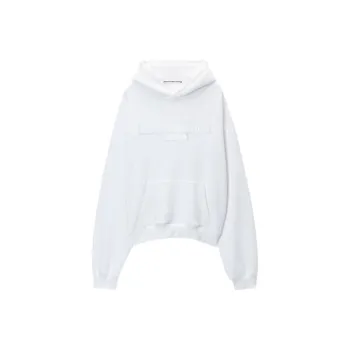 Alexander Wang Distressed logo Hoodie