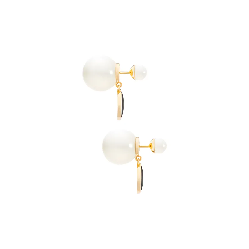 DIOR Earrings Women's Black-2