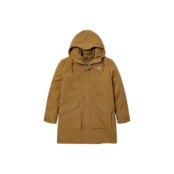 THE NORTH FACE City Outdoor Collection Waterproof And Windproof To Keep Warm Windbreaker Jacket Men's Brown