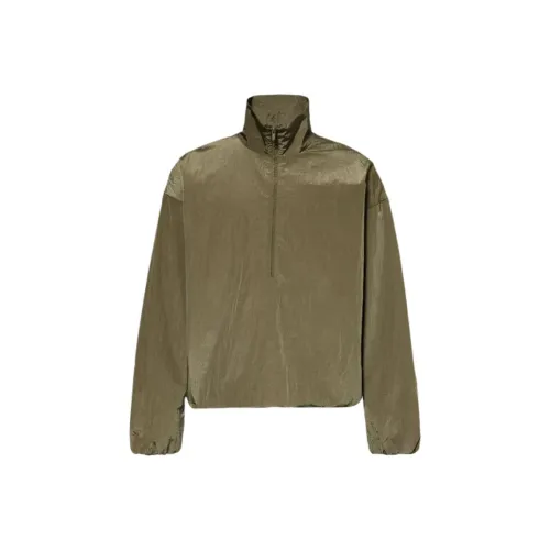 Fear Of God Essentials Military Nylon Hooded Jacket Jackets Men Evergreen Green/MILITARY