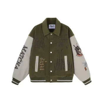 MATCHA STORY College Series Jackets Coats Unisex