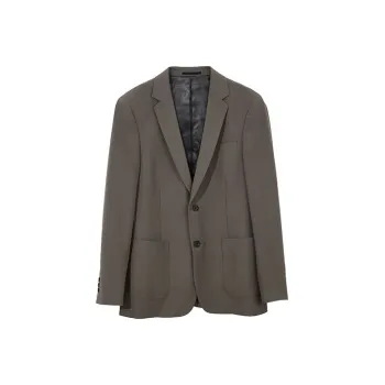 JACK&JONES Business Suits Men Stone Carved Gray GARGoyle