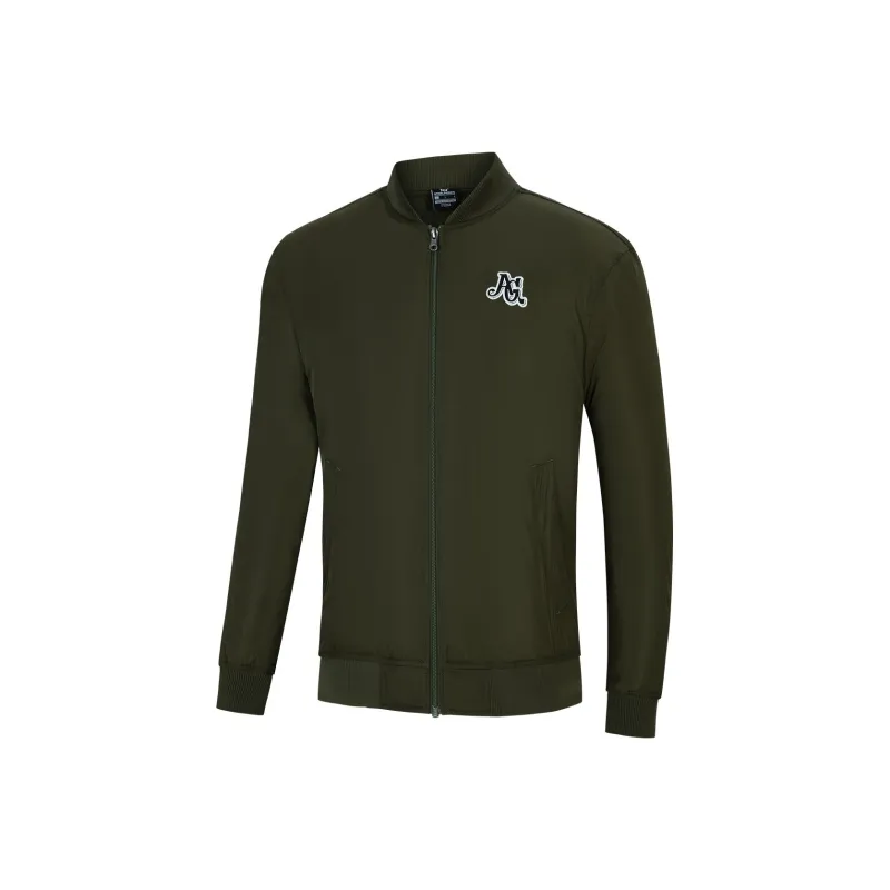 361° Basketball Collection Down Jacket Men's Gray Rock Green-0