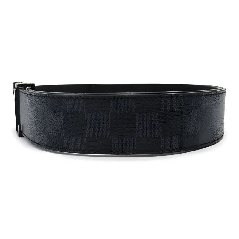 LOUIS VUITTON Damier Leather Belts Unisex-1