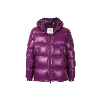 Moncler Ecrins Series Down Jackets Men Dark Purple