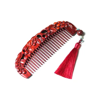 Xianyou Red Rosewood Comb Unisex
