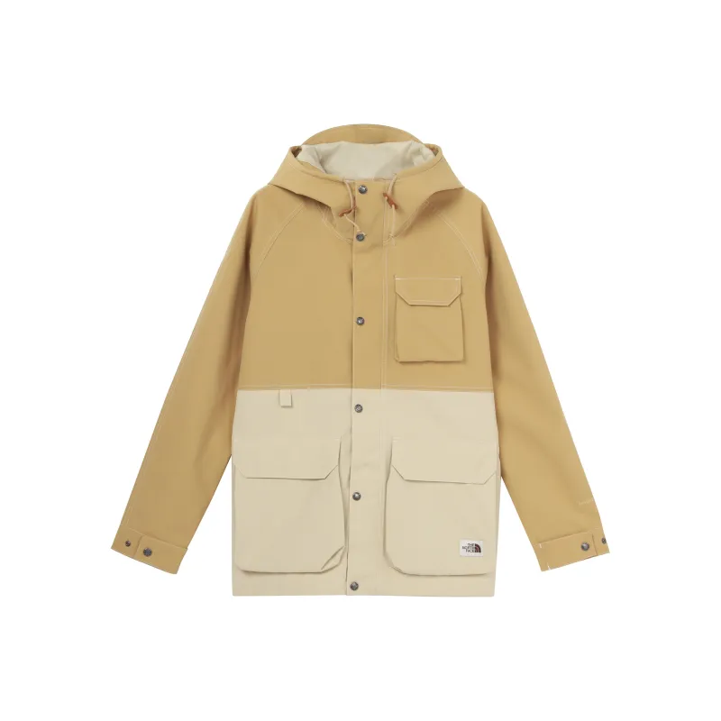 THE NORTH FACE Water Resistant Windproof Wear Resistant Windbreaker Jacket Unisex Yellow-0