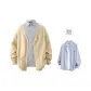 Apricot+Blue White Stripes[Shirt]
