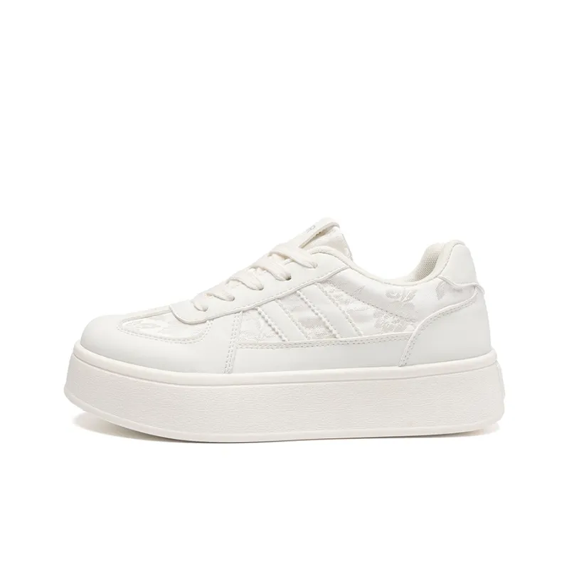 ZHR New Chinese Style Eastern Tales Wear resistant And Lightweight Low Top Skateboard Shoes Women's Beige-0