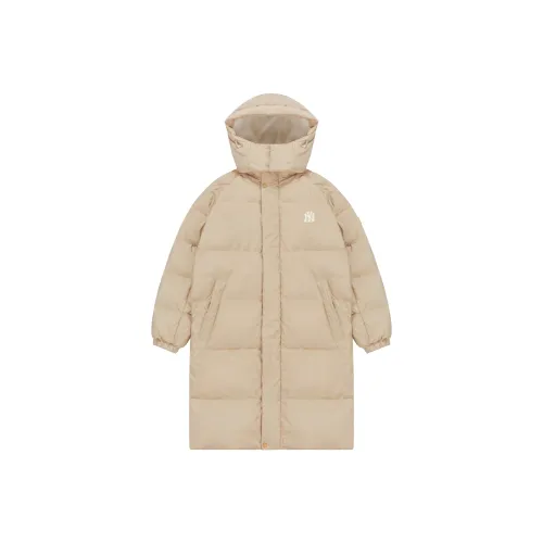 MLB Down Jacket Winter Long Unisex Khaki