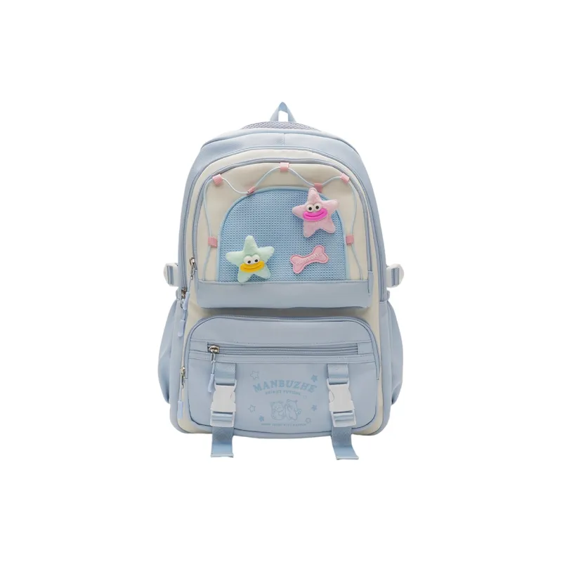 Alcohol Dragon Canvas Backpack Regular Women's Multicolor-25