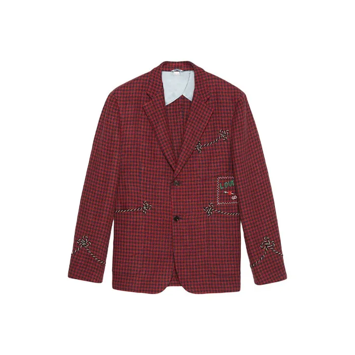 GUCCI Fo Palma Linen Blazer-0