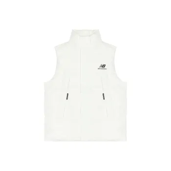 New Balance Pocket Puffer Vests Men White