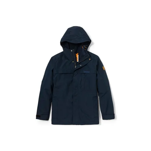 Timberland Outdoor Hiking Waterproof And Windproof Windbreaker Jacket Men's Dark Sapphire