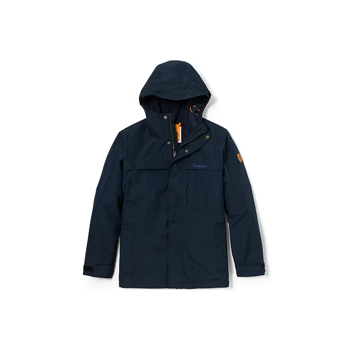 Timberland Outdoor Hiking Waterproof And Windproof Windbreaker Jacket Men's Dark Sapphire-0