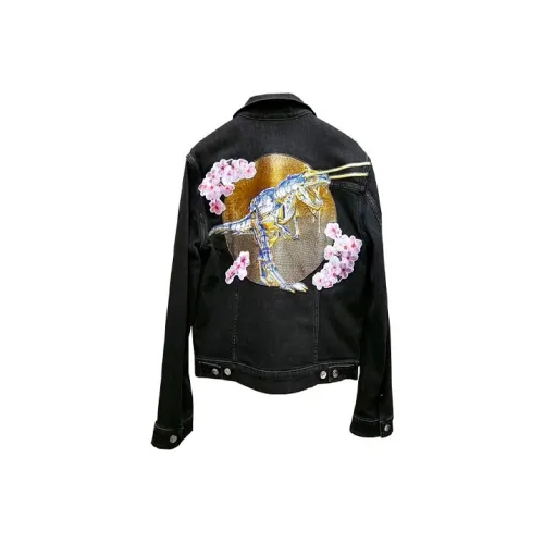 DIOR x KONGSHANJI Denim Jacket Men's Black