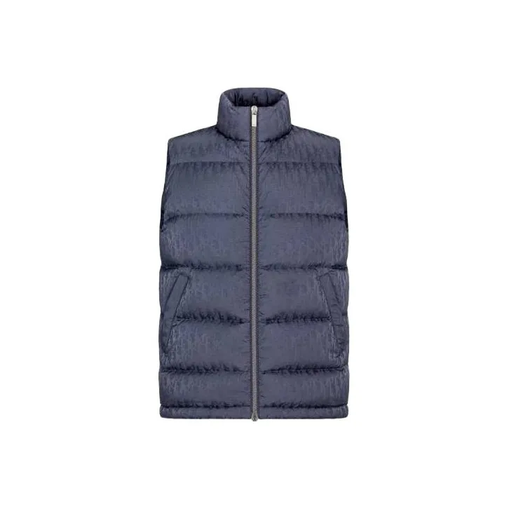 DIOR Vests Men Gray Blue-0