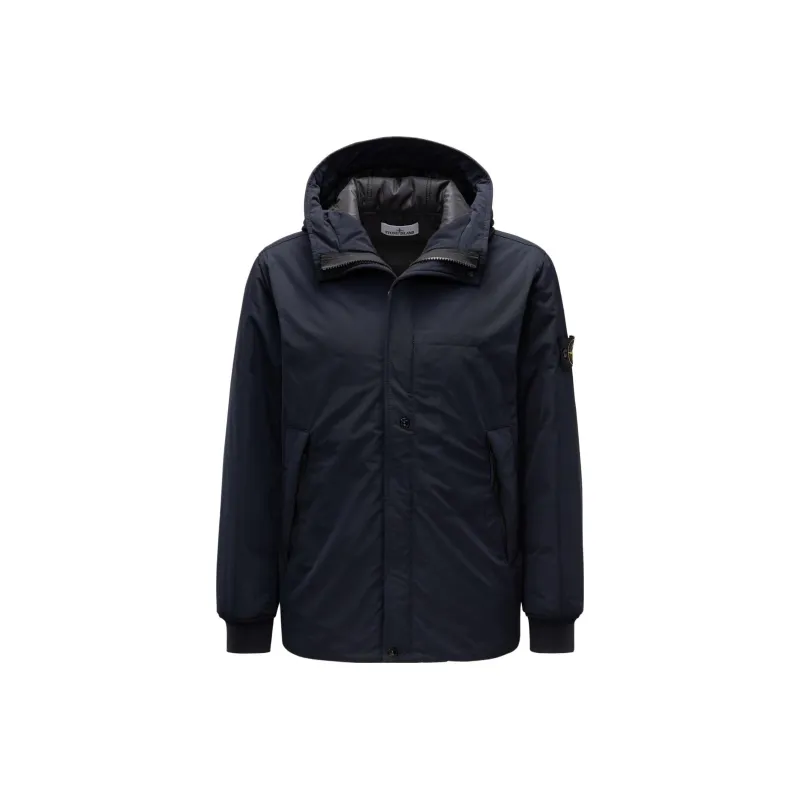 STONE ISLAND Logo Patch Hooded Jacket-0