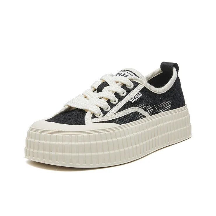 Boogie Bear Breathable, Height Increasing, Slip Resistant Low Top Skateboard Shoes Women's-1
