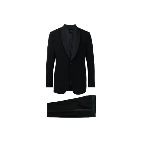 GIORGIO ARMANI Soho Line Single breasted Tuxedo In Wool Crêpe