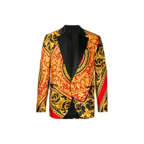 VERSACE Business Suits Men Yellow