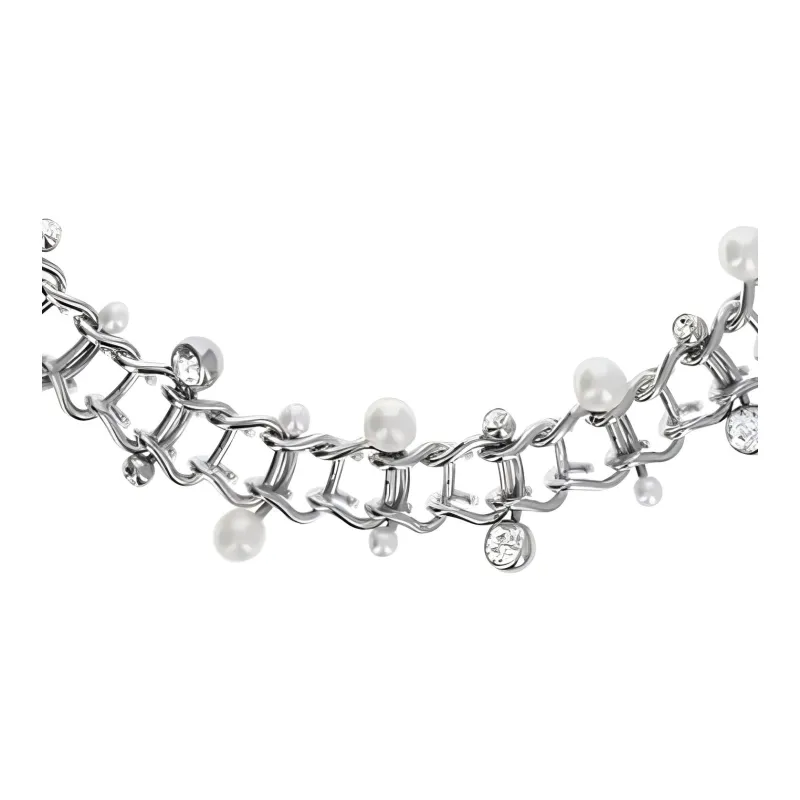 JUSTINE CLENQUET Palladium Coating Necklaces Women's Silver-0