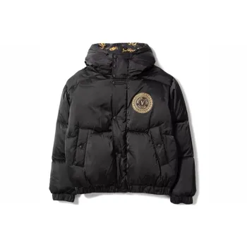 VERSACE JEANS COUTURE Down Jackets Men Black