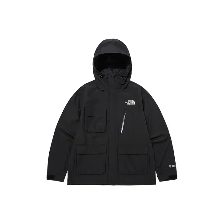 THE NORTH FACE Waterproof And Windproof Windbreaker Jacket Men's Black-0