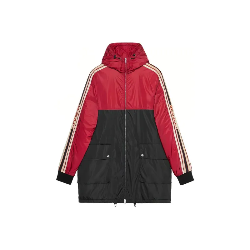 GUCCI Nylon Coat With GUCCI Stripe-0