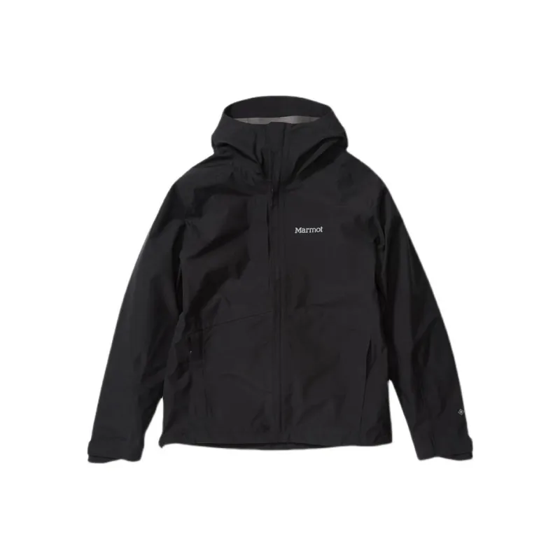Marmot Waterproof And Windproof Windbreaker Jacket Men's Black-0